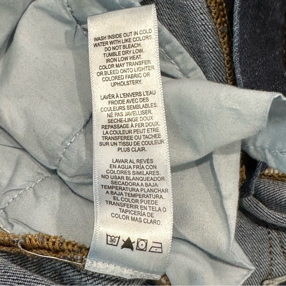 FRAME Blue Le Garcon Crop Tailored Boyfriend Jeans Size 32 EUC - Picture 6 of 7